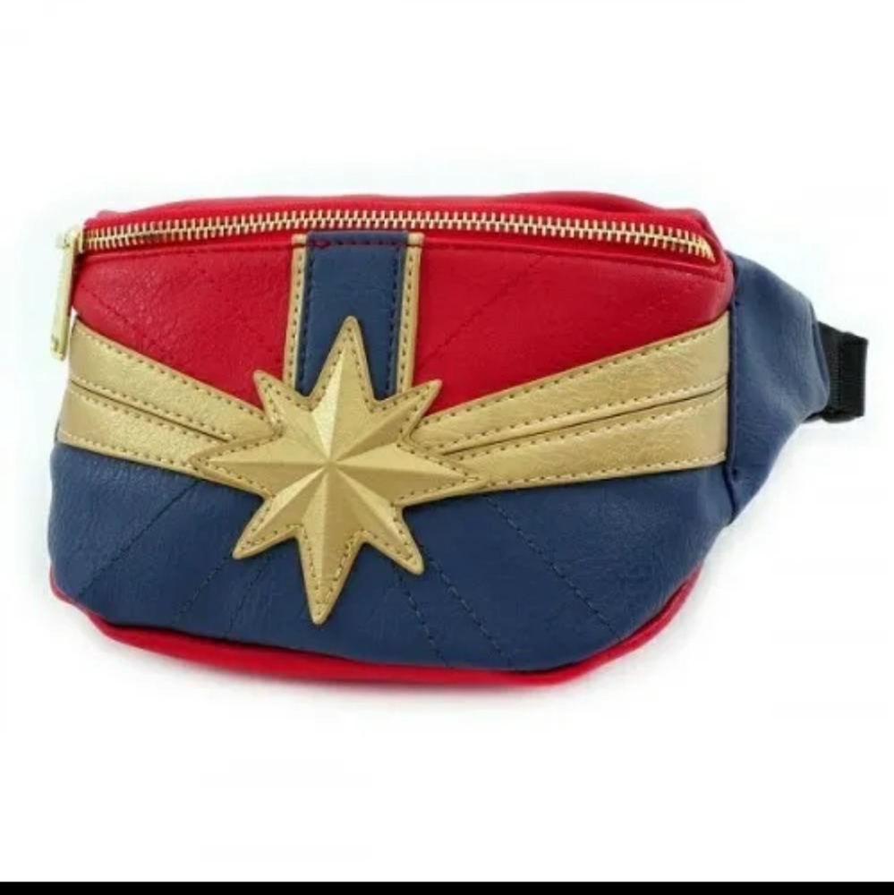 Loungefly x Marvel Strongest Heroine | Captain Marvel Waist Pouch